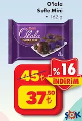 ÜLKER OLALA SUFLE MİNİ KEK 162 G